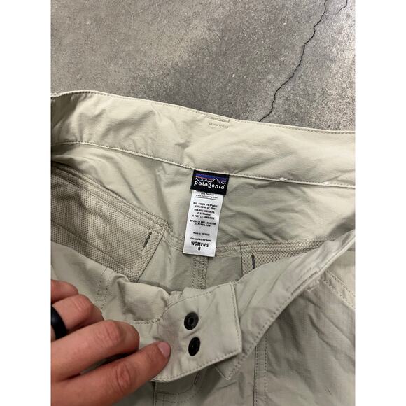 Patagonia Stretch Women's Capri Pants Size 6 Lightweight Yoga Hiking Gym - Picture 4 of 7